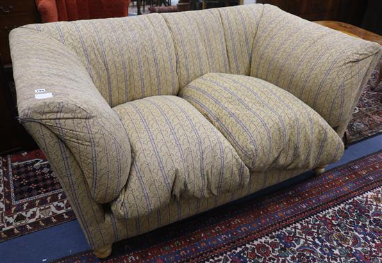 A handmade sofa by George Smith of Newcastle, W.166cm